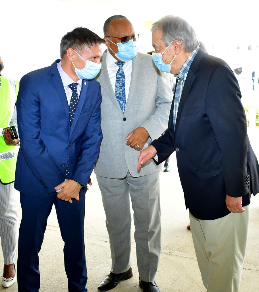 UN Secretary  General Arrives in Barbados Ahead of Official Launch of UNCTAD-15 Conference