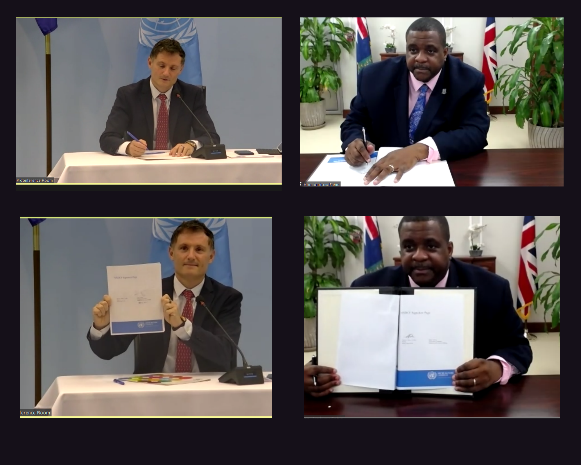 BVI and UN sign new five-year Regional Cooperation Framework 