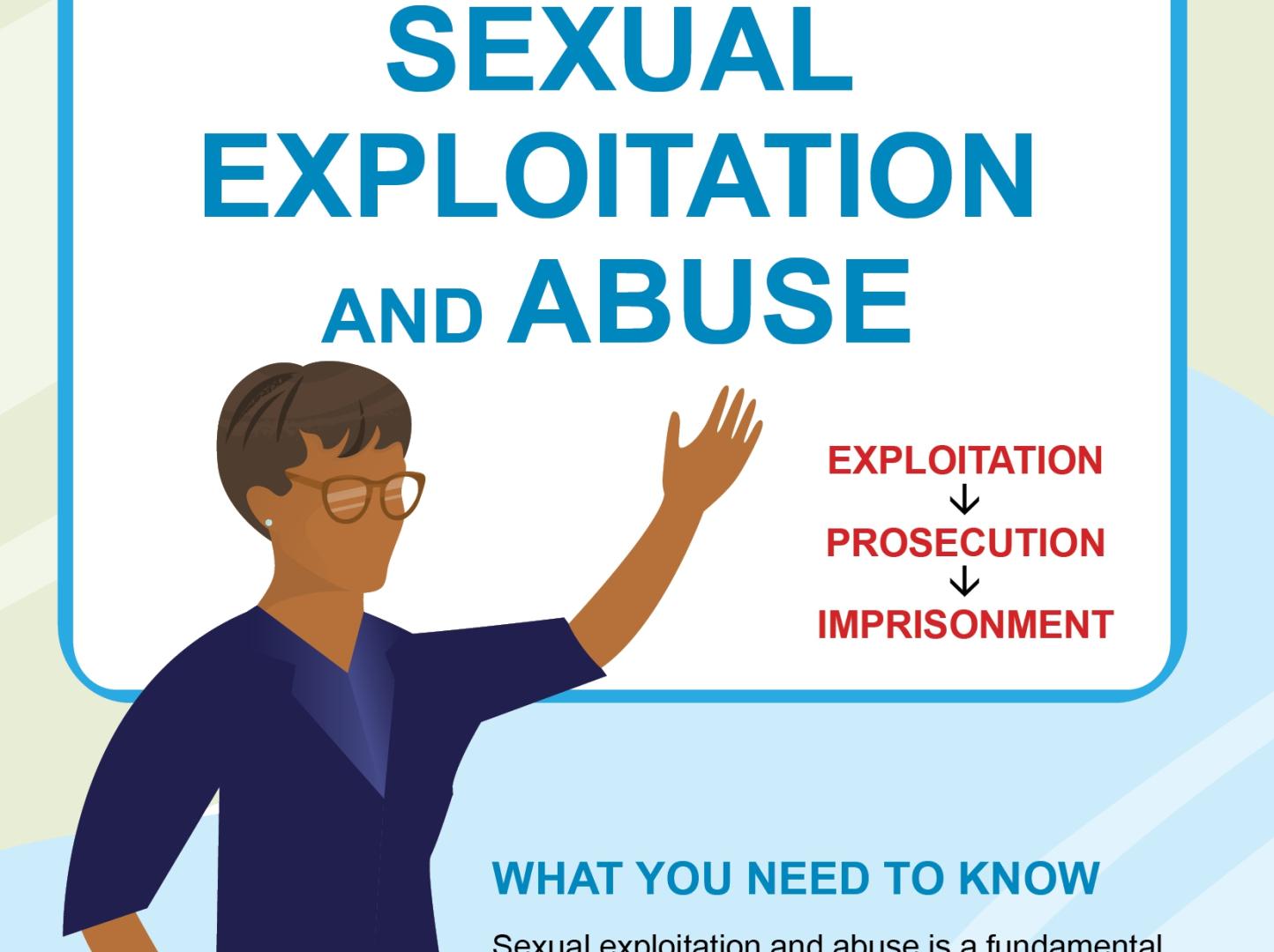 Booklet cover for the Prevention of Sexual Exploitation and Abuse Booklet