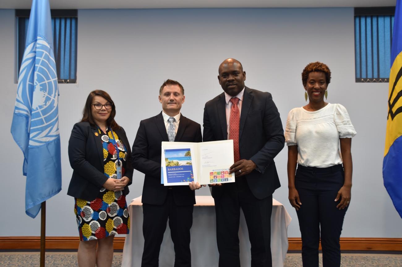 Government Of Barbados Signs Country Implementation Plan With The   Image 0 