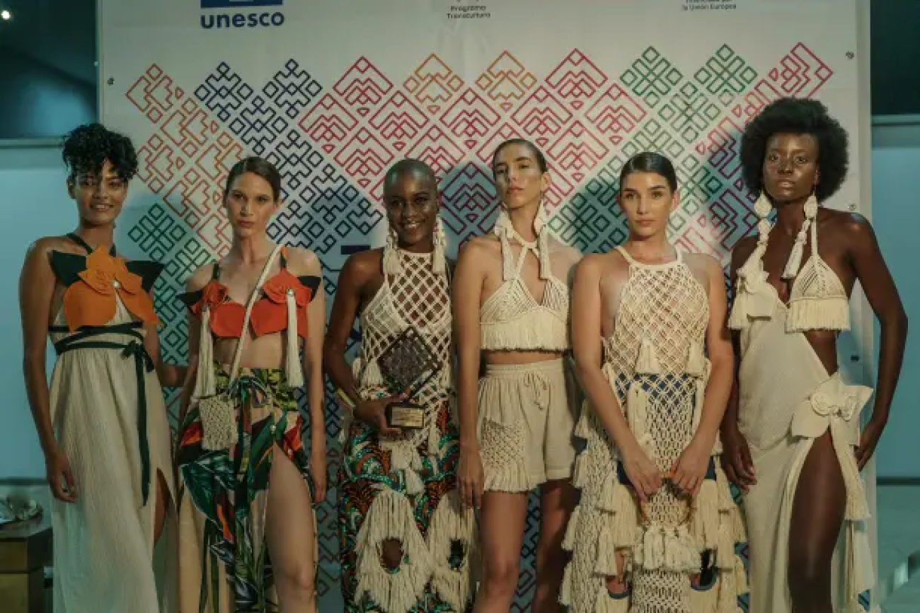 A group of women posing for a photo