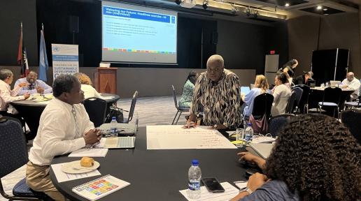 Stakeholders across government and civil society participate in a workshop, focused on shaping Antigua and Barbuda’s national digital vision for 2030