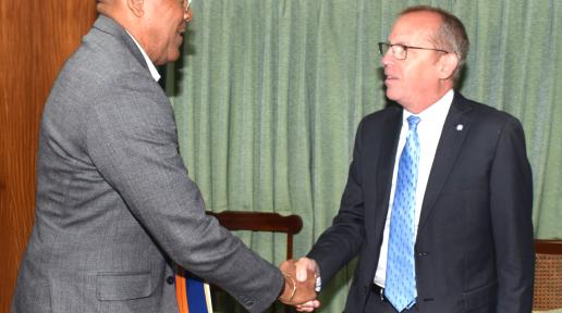 New RC presents credentials in Barbados 