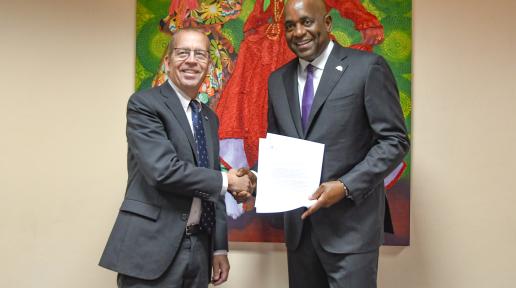 New RC presents credentials in Dominica 